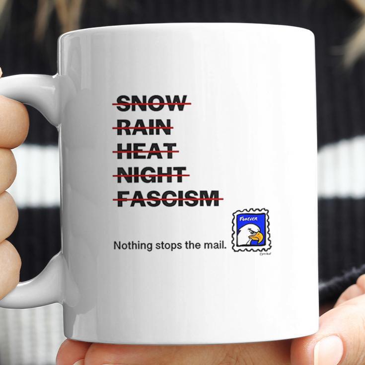 Nothing Stops The Mail Show Support For The Usps Postal Coffee Mug