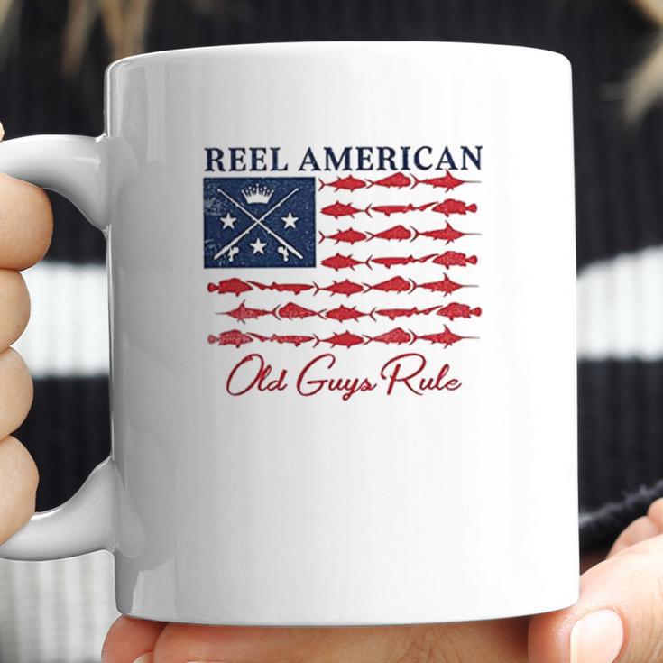 Old Guys Rule For Men Reel American Coffee Mug