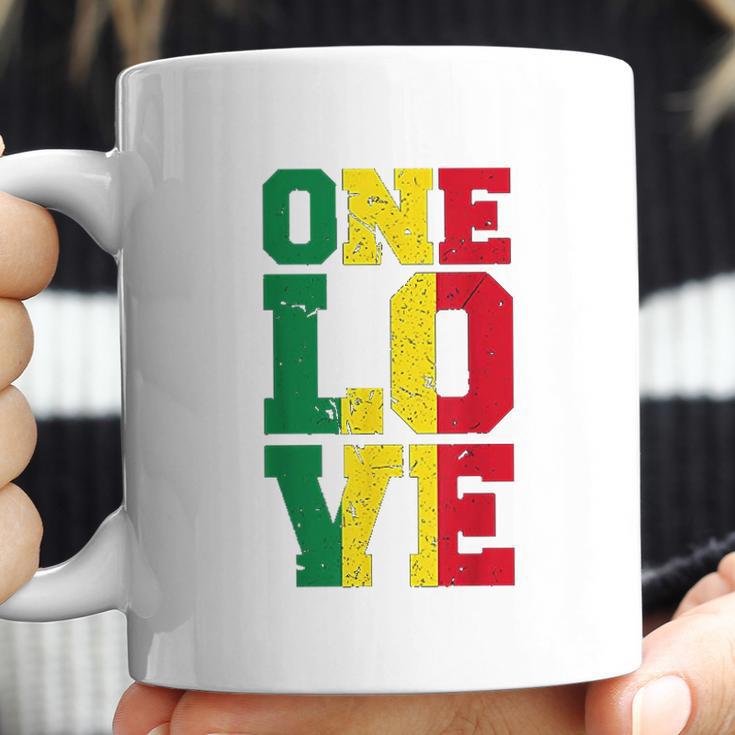 One Love Rasta Reggae Gift Coffee Mug