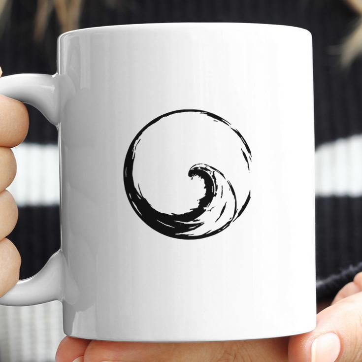 Peace Wave In Enso Circle Coffee Mug