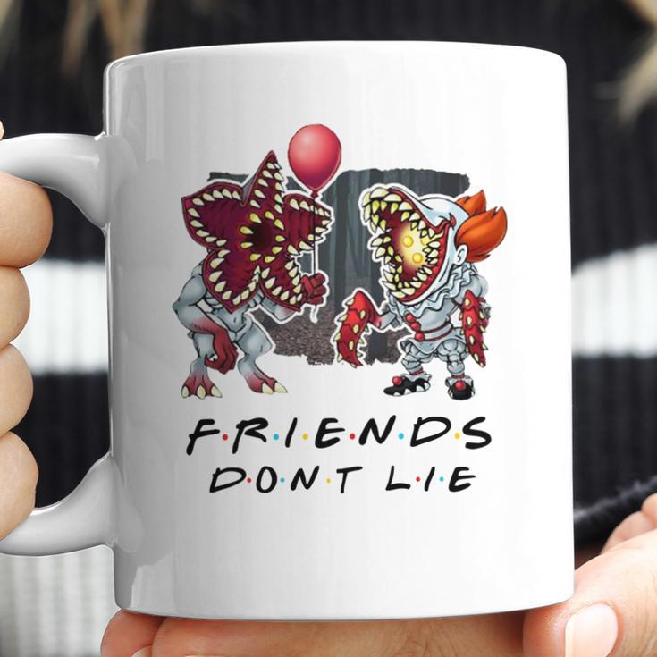 Pennywise Demogorgon Friends Don’T Lie Coffee Mug