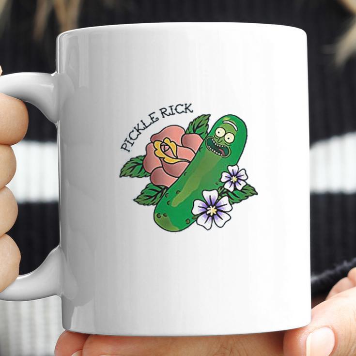 Pickle Rick Cartoon Coffee Mug