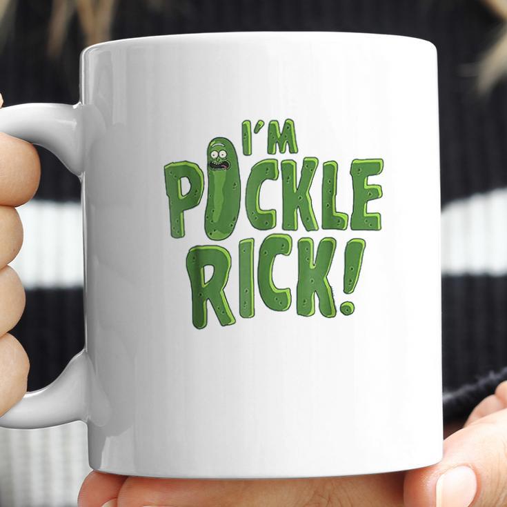 I Am Pickle Rick Pickle Text Coffee Mug