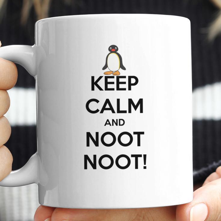 Pingu Keep Calm And Noot Noot Coffee Mug