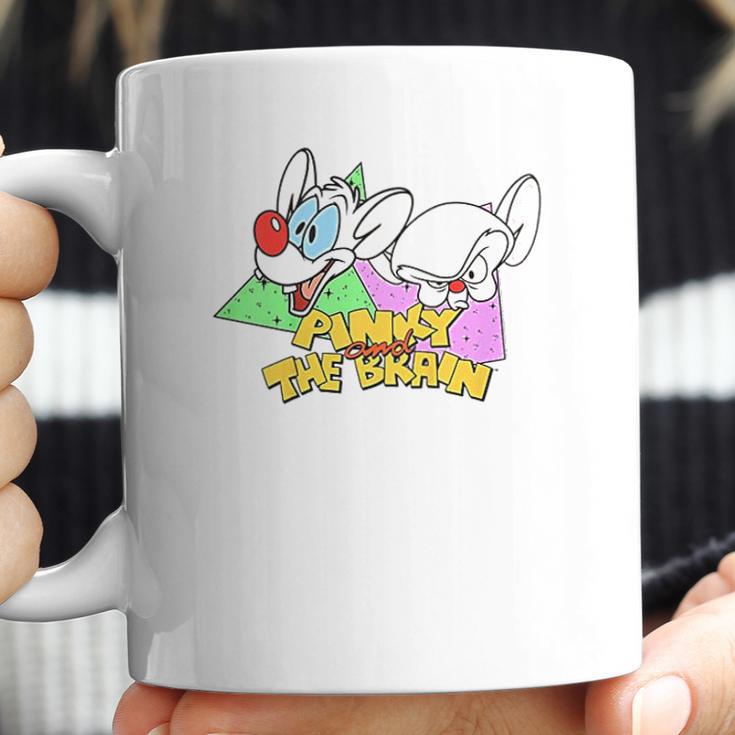 Pinky And The Brain Retro Portrait Coffee Mug