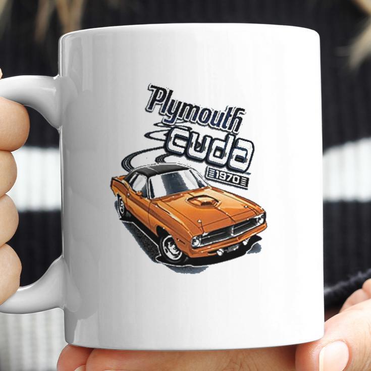 Plymouth Cuda 1970 Vintage Classic American Made Coffee Mug