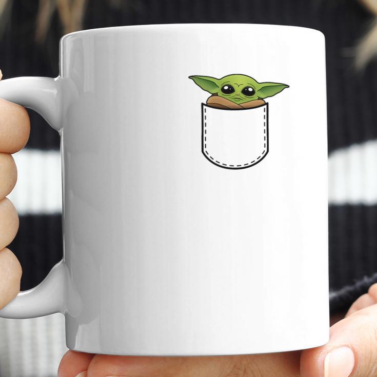 Pocket Baby Yoda Coffee Mug