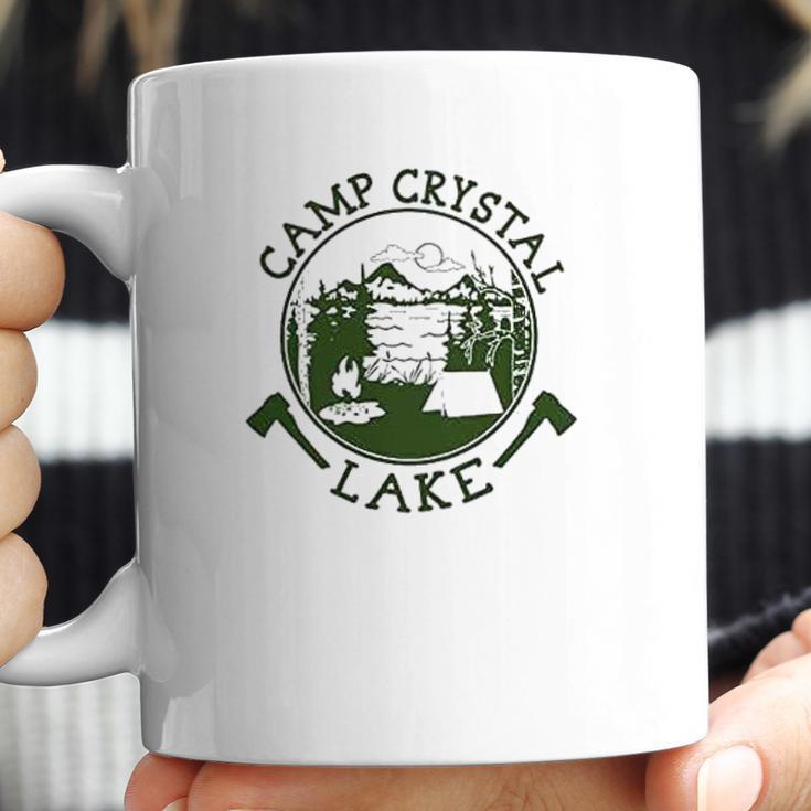 Pop Threads Camp Crystal Lake Counselor Horror Movie Graphic Ringer Coffee Mug