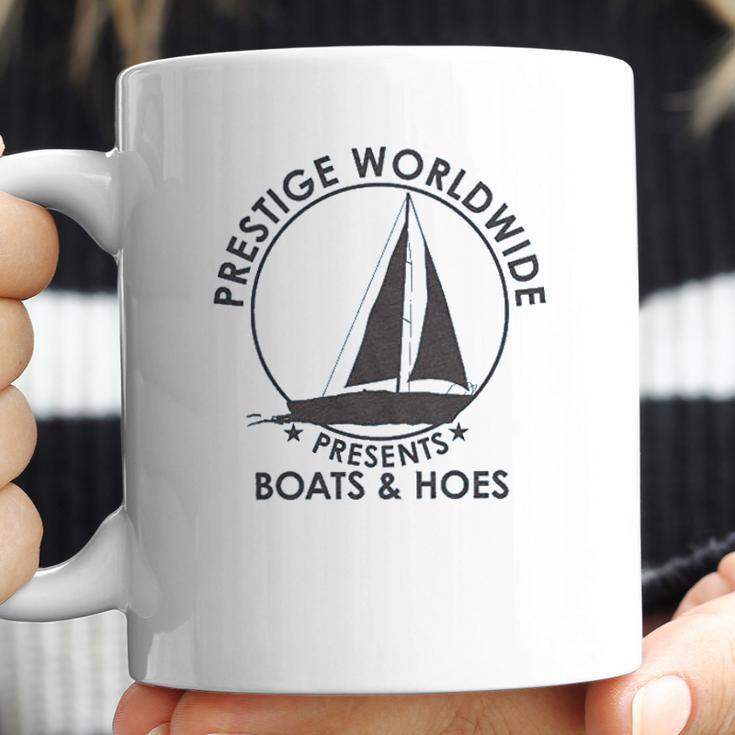 Prestige Worldwide Funny Cool Boats And Hoes Graphic Coffee Mug