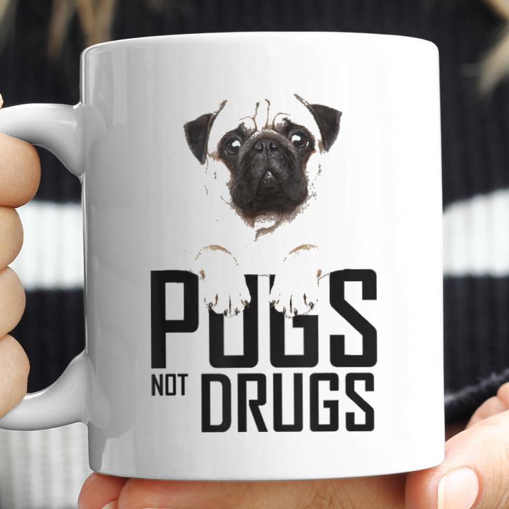 Pugs Not Drugs Awareness Coffee Mug