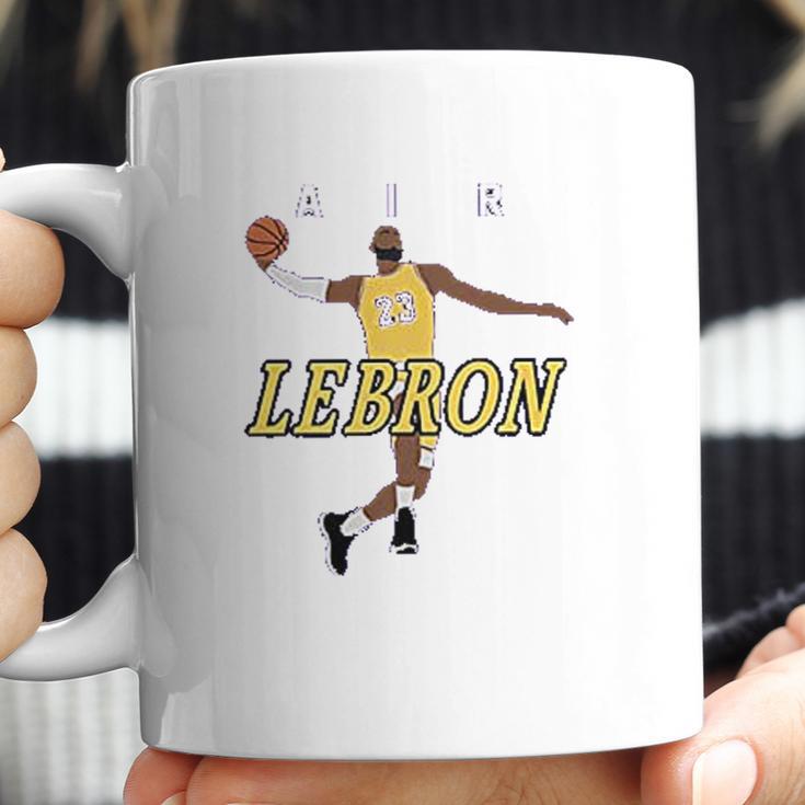 Purple Los Angeles Lebron Air Pic Coffee Mug