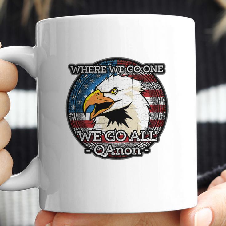 Q Anon Where We Go One We Go All Wwg1wga T-Shirt Coffee Mug