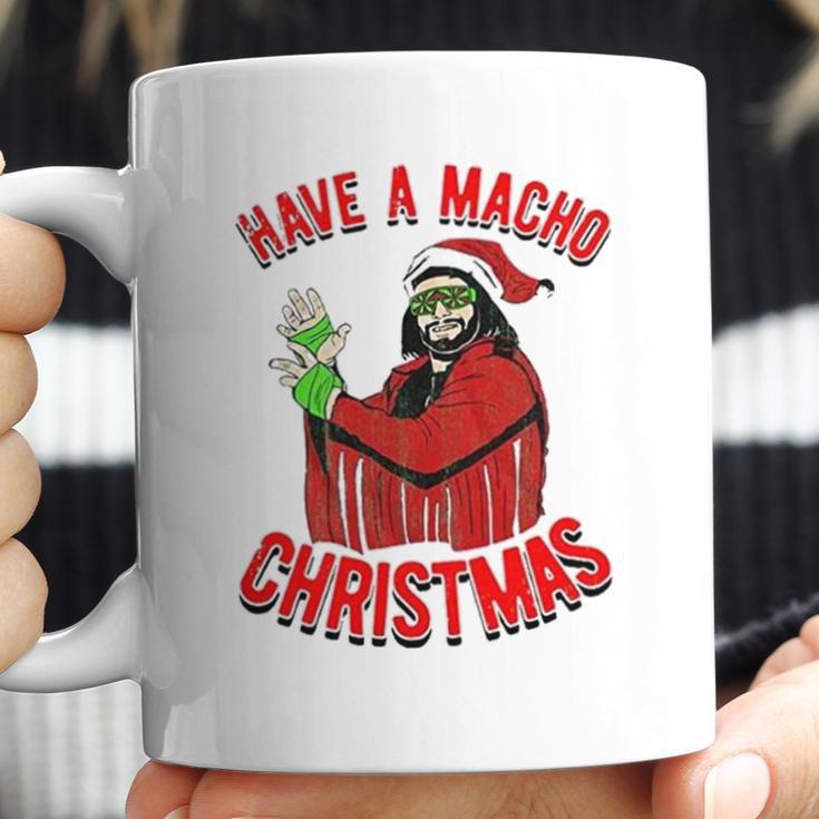 Randy Macho Man Savage Have A Macho Christmas Graphic Coffee Mug