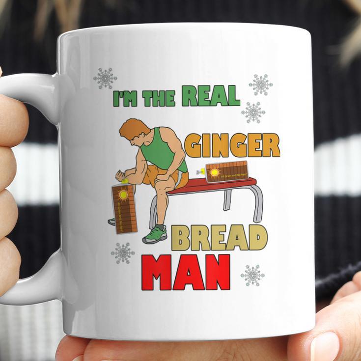 Im The Real Ginger Bread Man Muscle Gym Workout Coffee Mug