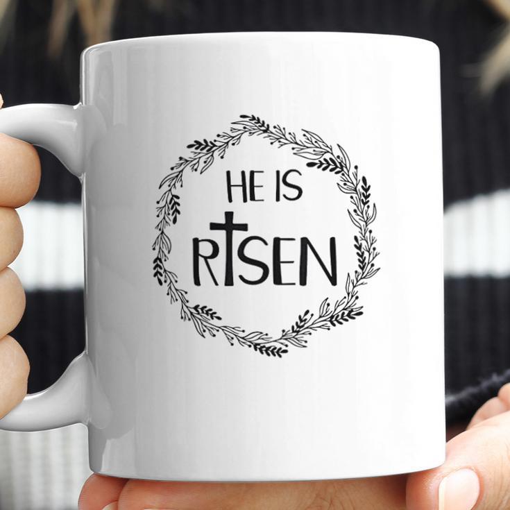 He Is Risen Matthew For Christian Easter Coffee Mug