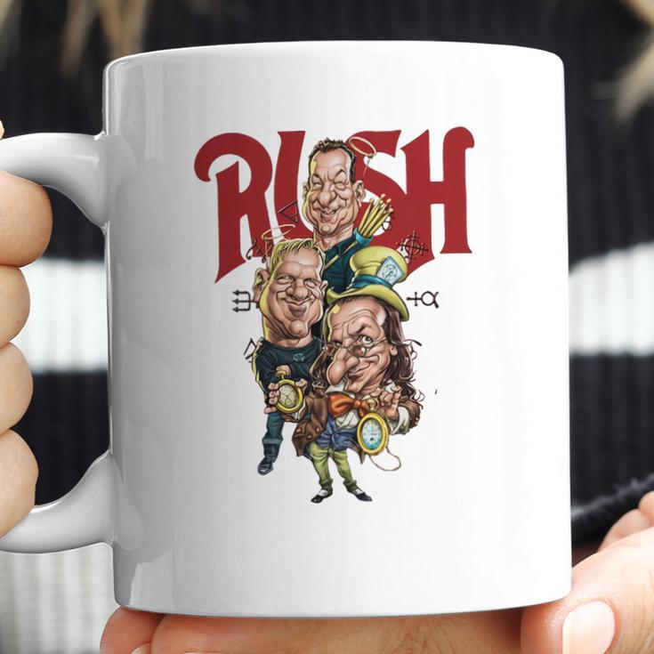 Rush Band Caricature Clockwork Angels Version Coffee Mug