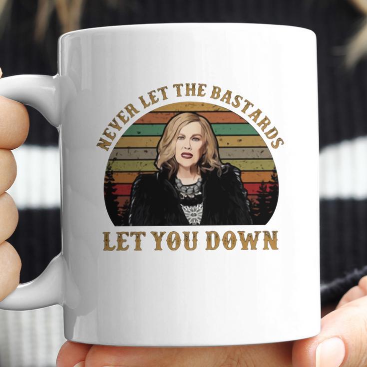 Schitt’S Creek Never Let The Bastards Let You Down Sunset Shirt Coffee Mug