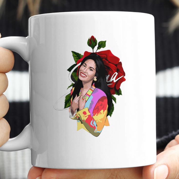 Selena Quintanilla Rose Coffee Mug