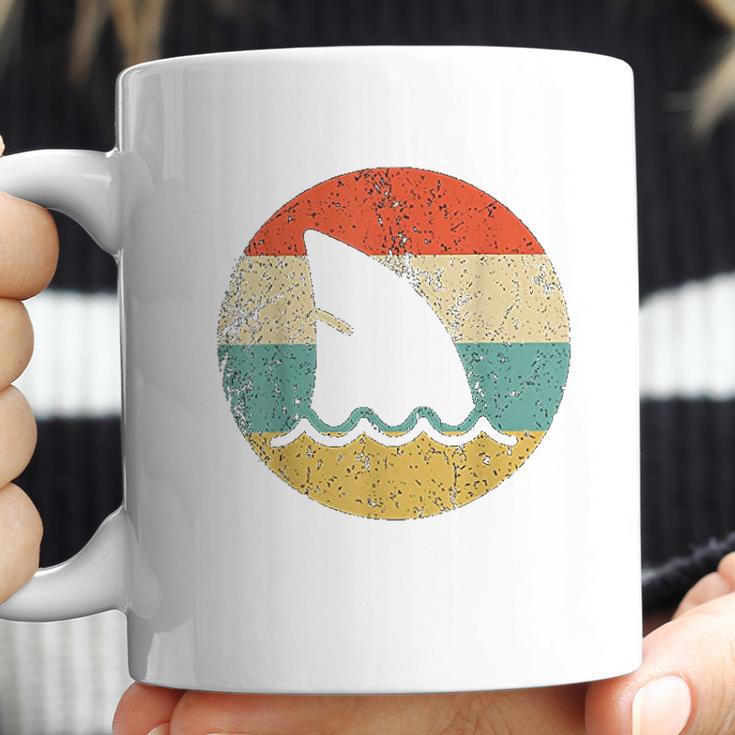 Shark Fin Retro Style Shark Coffee Mug