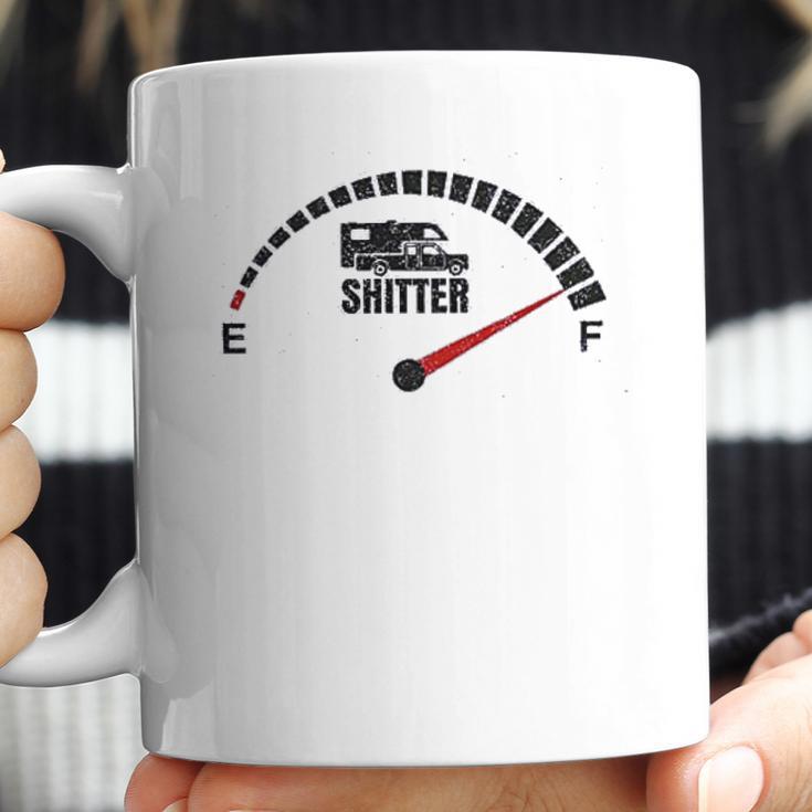 Shitters Full Rv Fuel Gauge Hilarious Vacation Coffee Mug