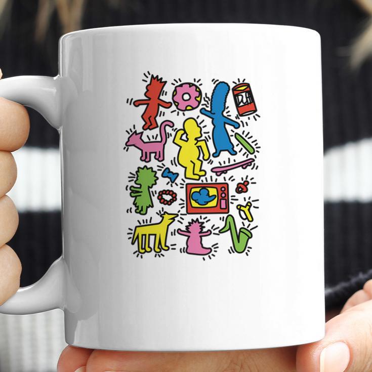 Simpsons X Keith Haring Coffee Mug