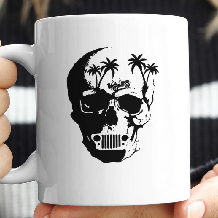 Skeleton Head Jeep Shirt Coffee Mug