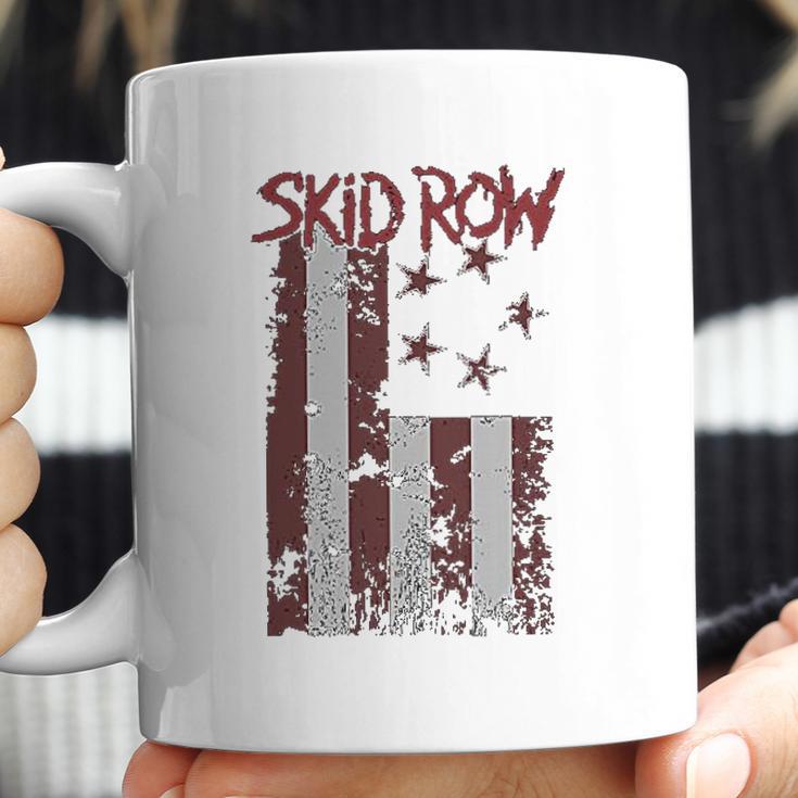 Skid Row Distressed Print Flag Coffee Mug