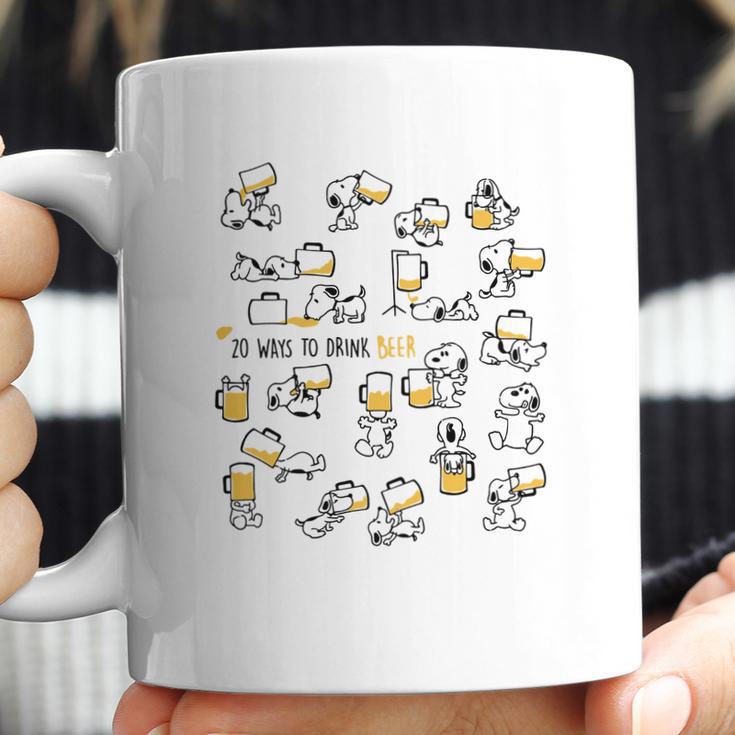 Snoopy 20 Ways To Drink Beer Shirt Coffee Mug