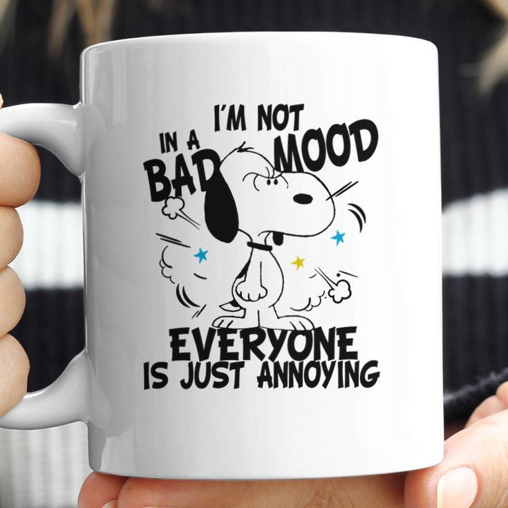 Snoopy Im Not In A Bad Mood Everyone Is Just Annoying Coffee Mug