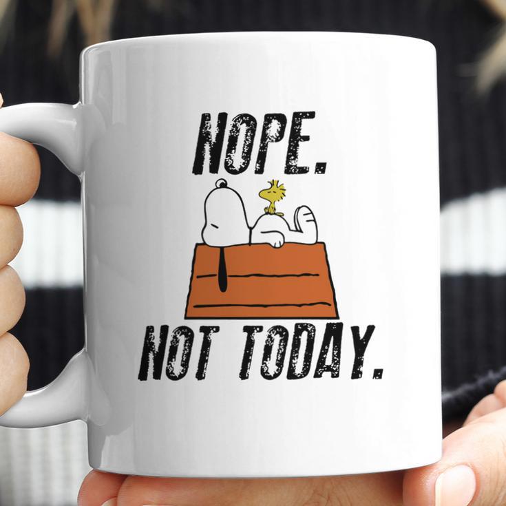 Snoopy Peanuts Nope Not Today Shirt Hoodie Tank Top Coffee Mug