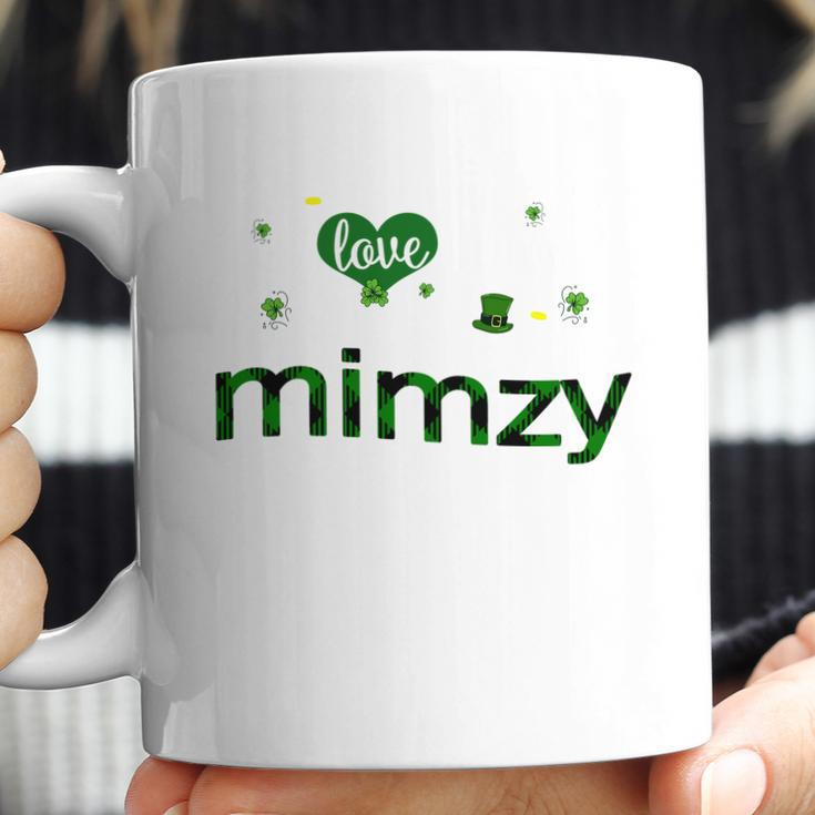 St Patricks Day Cute Shamrock I Love Being Mimzy Heart Family Gifts Coffee Mug