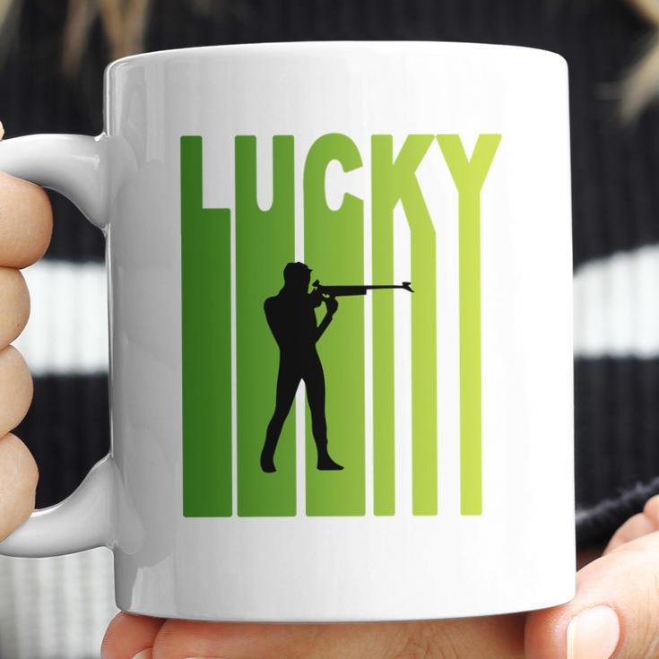 St Patricks Day Lucky Shooting Funny Sport Lovers Gift Coffee Mug