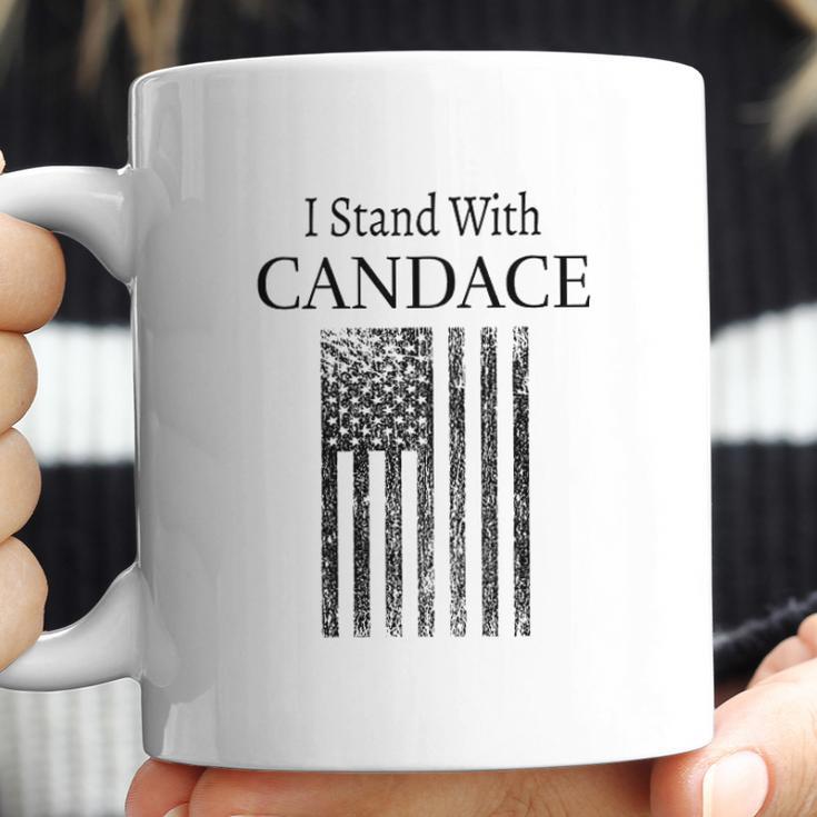 I Stand With Candace Patriot Usa Flag Coffee Mug