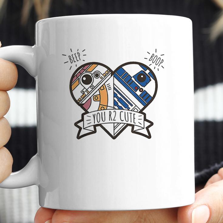 Star Wars R2-D2 Bb-8 Droid Heart Valentines Day Coffee Mug