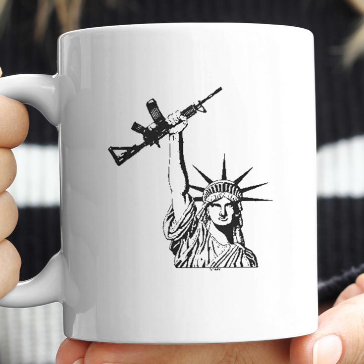 Statue Of Liberty Rifle 2Nd Amendment Mens Coffee Mug