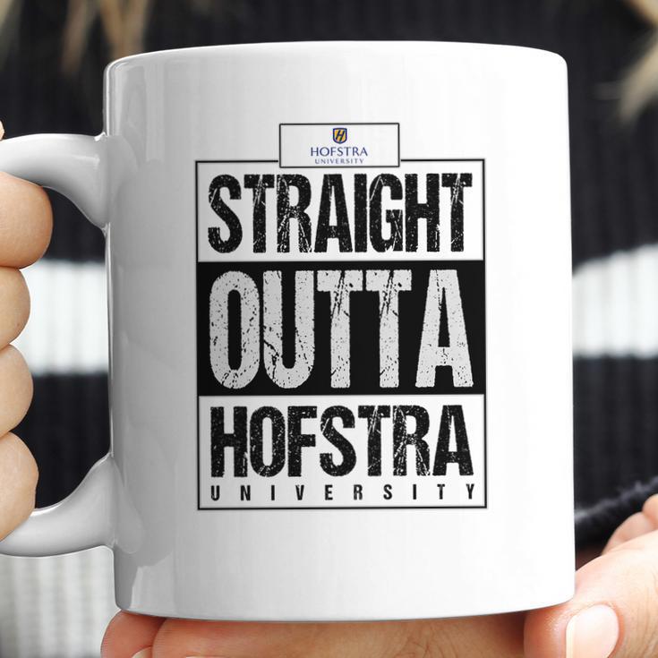 Straight Outta Hofstra University Funny Gift Coffee Mug