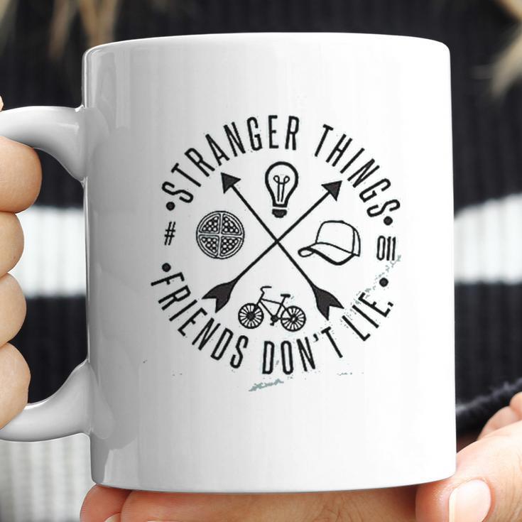 Stranger Things Friends Dont Lie Vintage For Teen Girls Graphic Coffee Mug