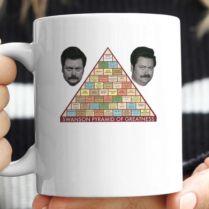 Swanson Pyramid Of Greatness Coffee Mug