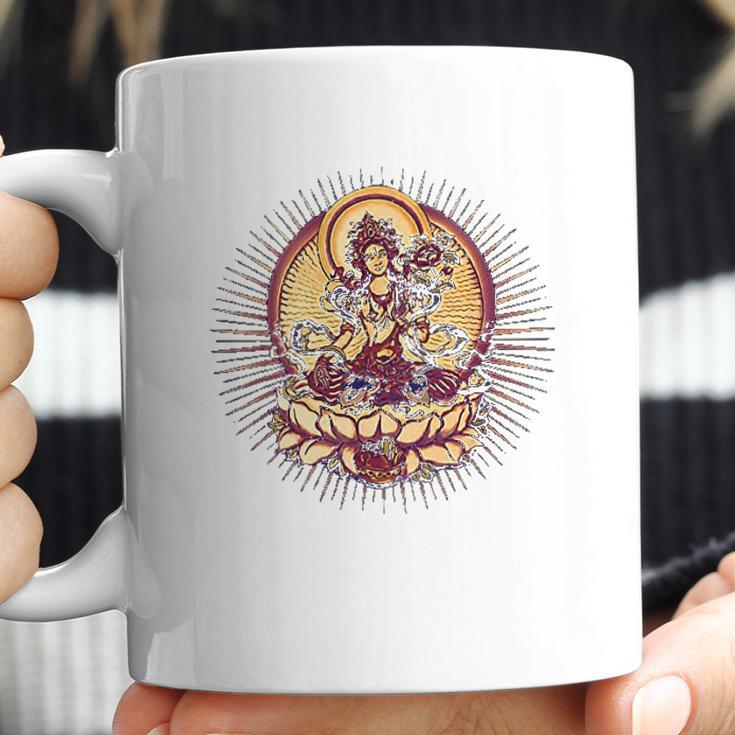 Tara Tibet Buddhismus Lotus Coffee Mug