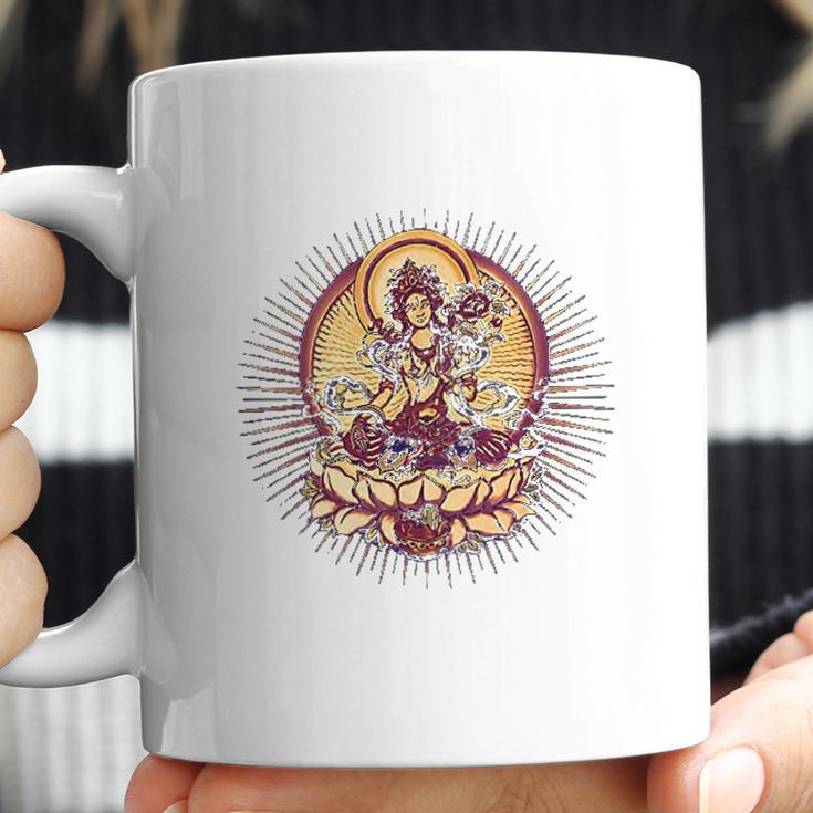 Tara Tibet Buddhismus Lotus Meditation Yoga Om Spirituality Coffee Mug