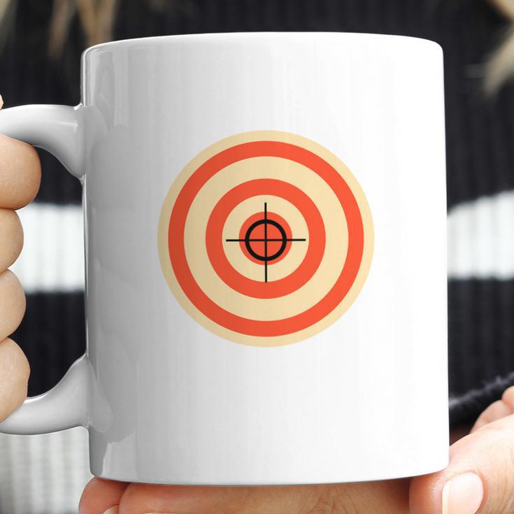 Target Funny Printed On The Back Bulls Eye Gift Tee Coffee Mug