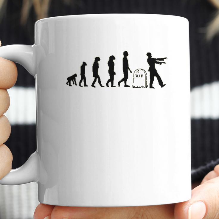 Think Out Loud Evolution Funny Apocalypse Coffee Mug