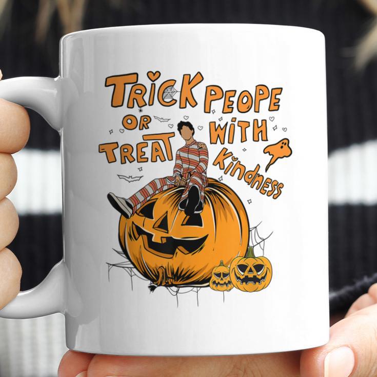 Trick Or Treat People With Kindness Halloween Coffee Mug