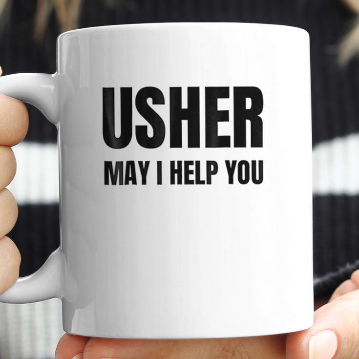 Usher Uniform Coffee Mug