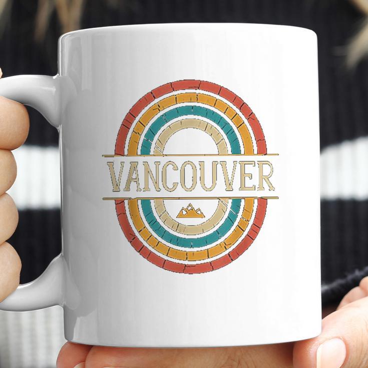 Vancouver British Columbia Canada Vintage Retro 80S Coffee Mug