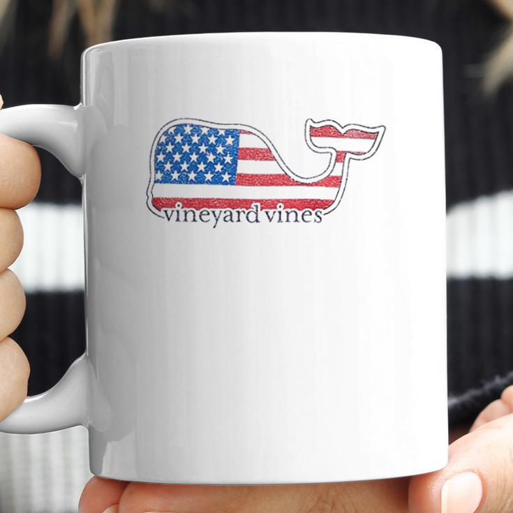 Vineyard Vines Americana Whale Coffee Mug