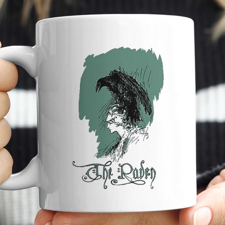 Vintage Edgar Allen Poe Raven Coffee Mug