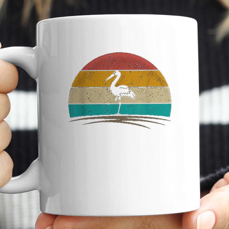 Vintage Heron Bird Coffee Mug