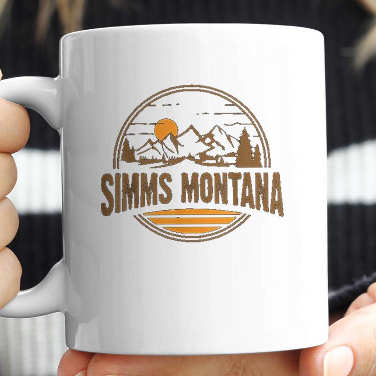 Vintage Simms Montana Mountain Hiking Souvenir Print Coffee Mug