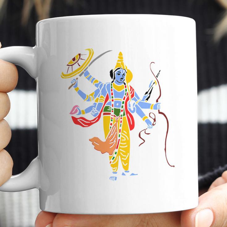 Vishnu Hindu God Hinduism India Indian Graphic Tee Coffee Mug